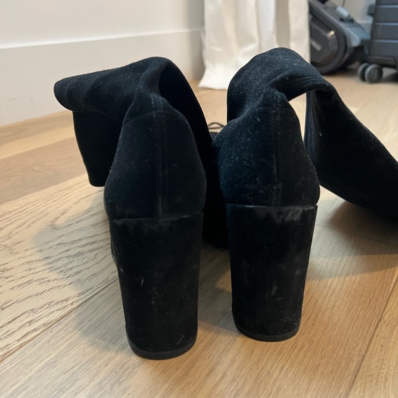 Stuart Weitzman - velvet over the knee boots - Picture 5 of 5